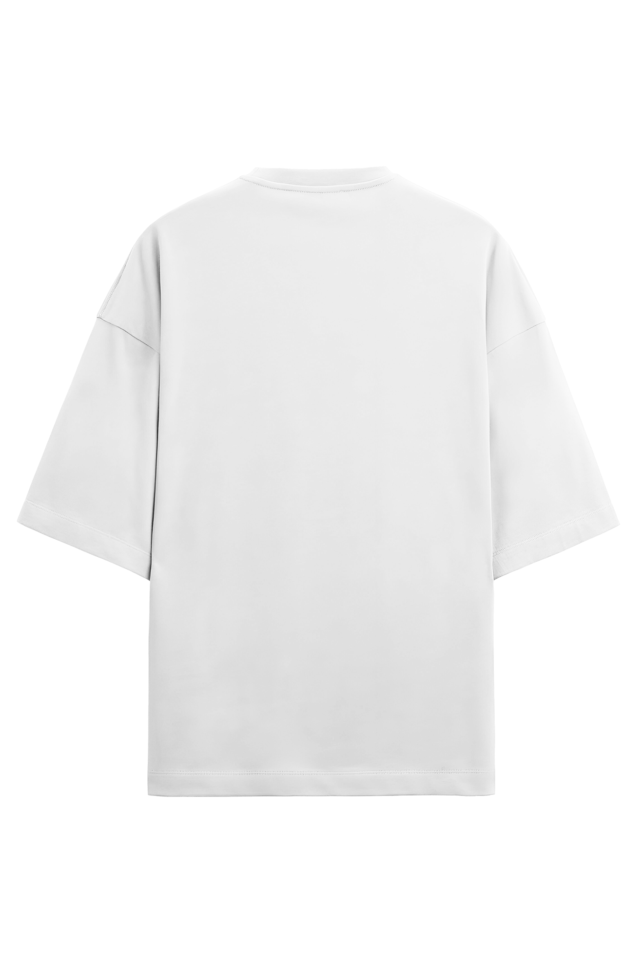 tanjiro editon oversized t shirt, white, back